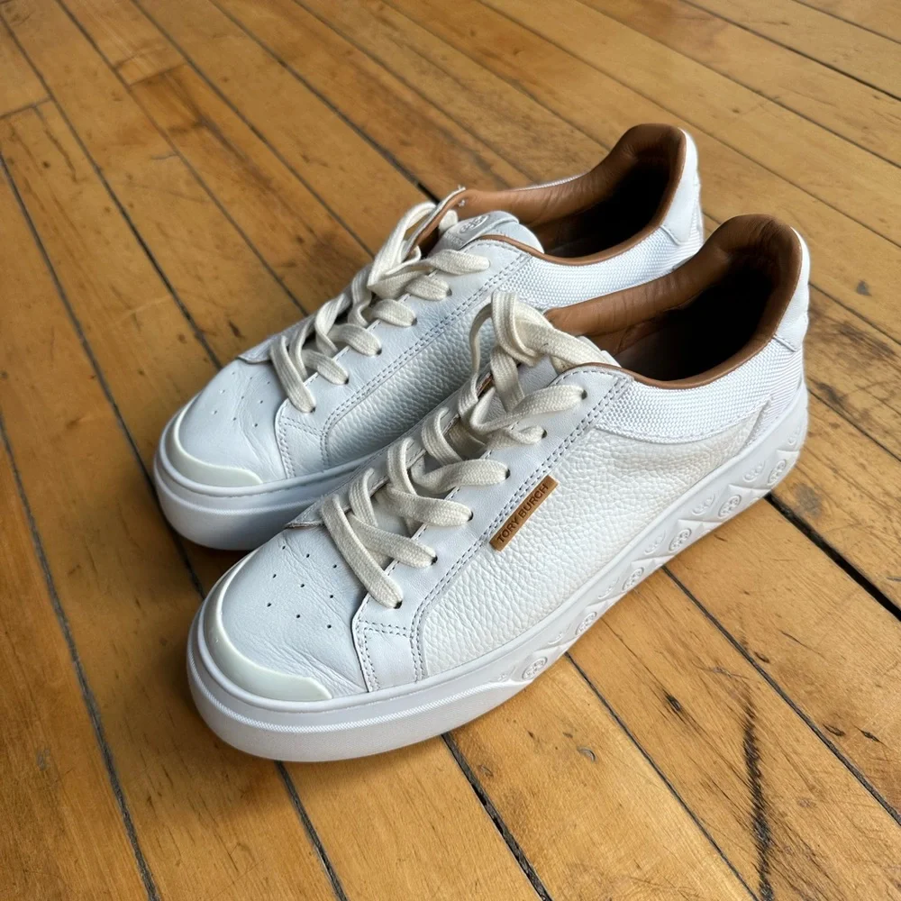 Tory Burch White Sneakers - Picture 7 of 7